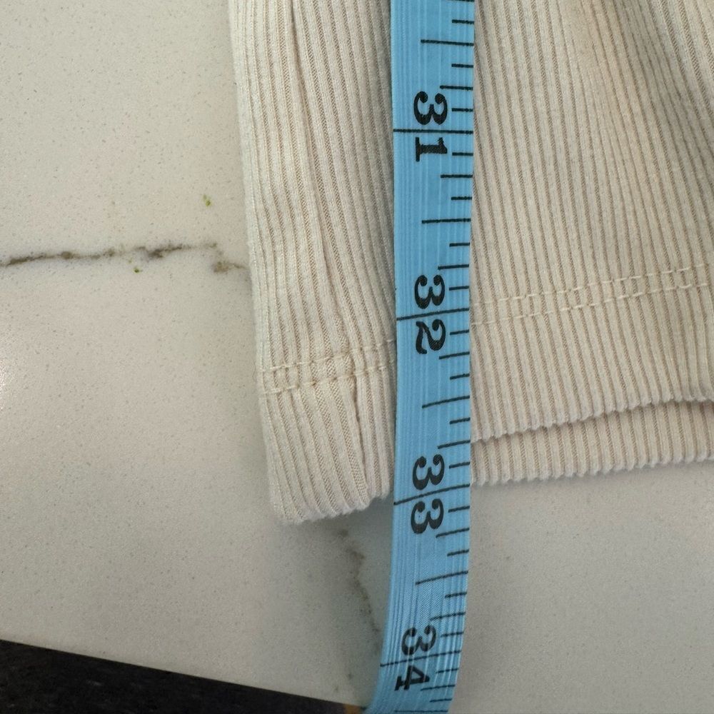 White Fox Ribbed Cream pants - Picture 5 of 5